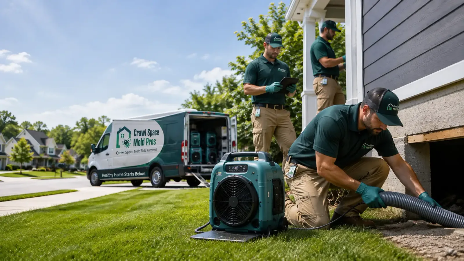Crawl Space Mold Removal in Crystal Lake, IL
